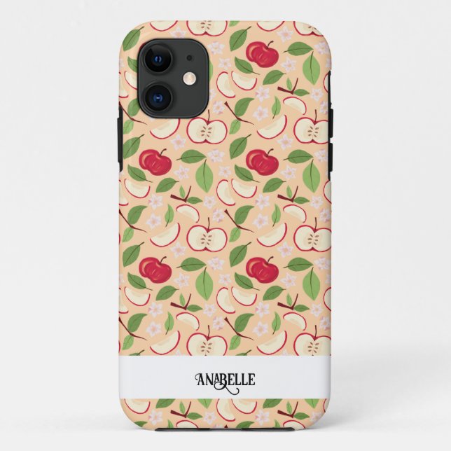 Fruit Basket Pattern Collection - Apples Case-Mate iPhone Case (Back)