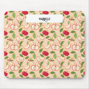Fruit Basket Pattern Collection - Apples Mouse Mat