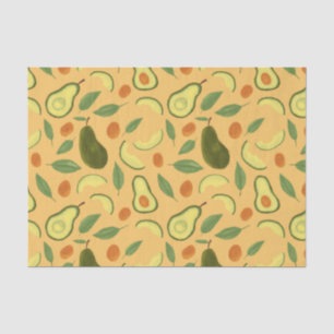 Fruit Basket Pattern Collection - Avocado Tissue Paper