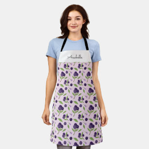 Fruit Basket Pattern Collection - Blueberries Apron