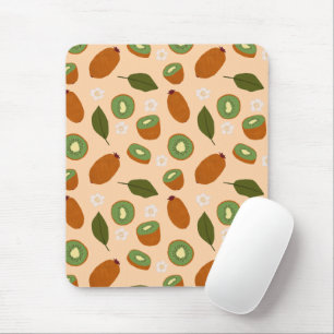 Fruit Basket Pattern Collection - Kiwi  Mouse Mat