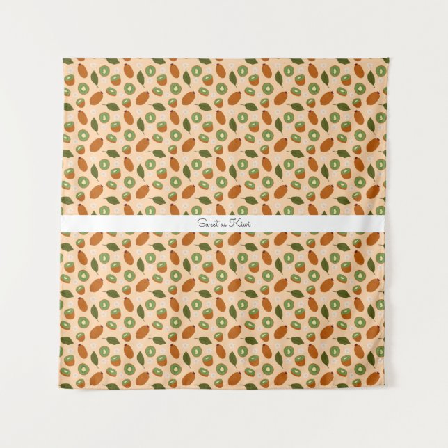 Fruit Basket Pattern Collection - Kiwi Tapestry (Front)