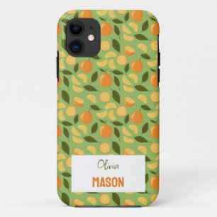 Fruit Basket Pattern Collection - Oranges iPhone 11 Case