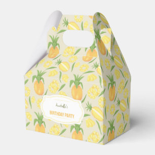 Fruit Basket Pattern Collection - Pineapples Favour Box