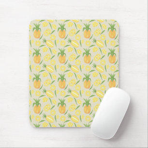 Fruit Basket Pattern Collection - Pineapples Mouse Mat