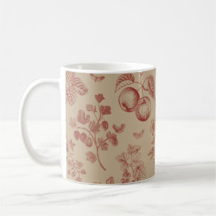 Fruit, berry and flowers. Autumn seamless pattern Coffee Mug