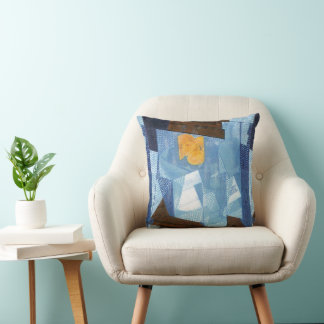 Fruit Bowl by Juan Gris, Vintage Cubism Still Life Cushion