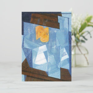 Fruit Bowl by Juan Gris, Vintage Cubism Still Life Invitation