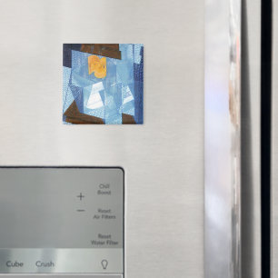 Fruit Bowl by Juan Gris, Vintage Cubism Still Life Magnet