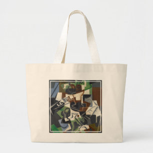 Fruit Bowl, Pipe and Journal, 1917 Large Tote Bag