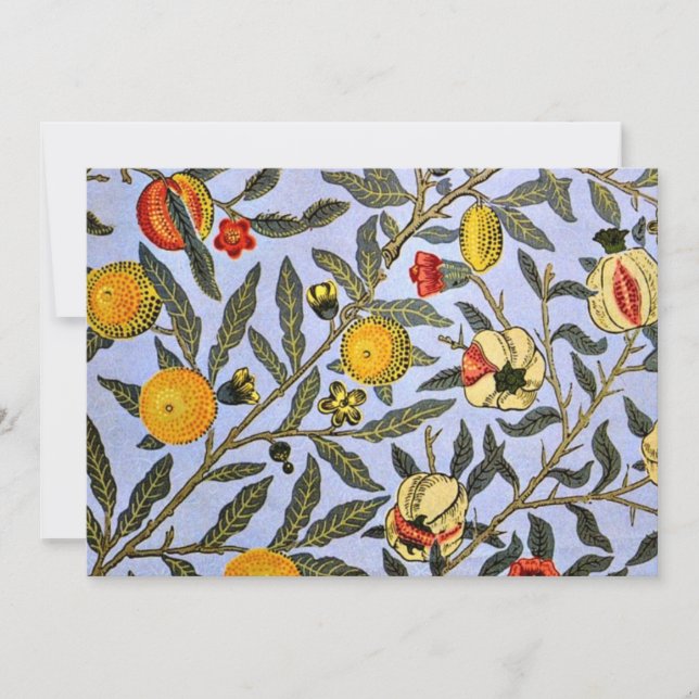 Fruit, by William Morris, Card (Front)