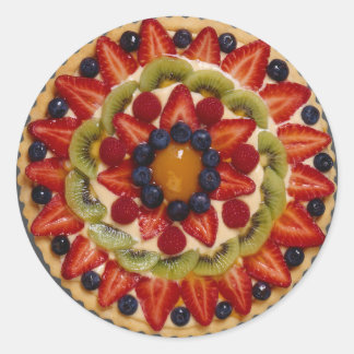 Fruit Cake Classic Round Sticker