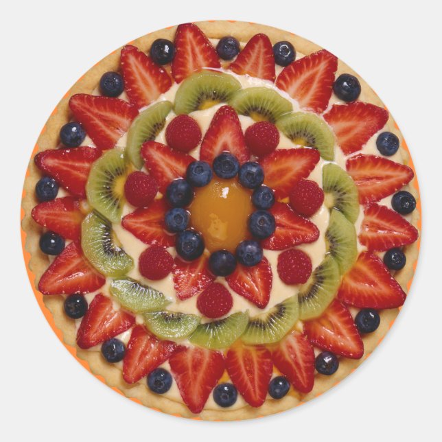 Fruit Cake Classic Round Sticker (Front)