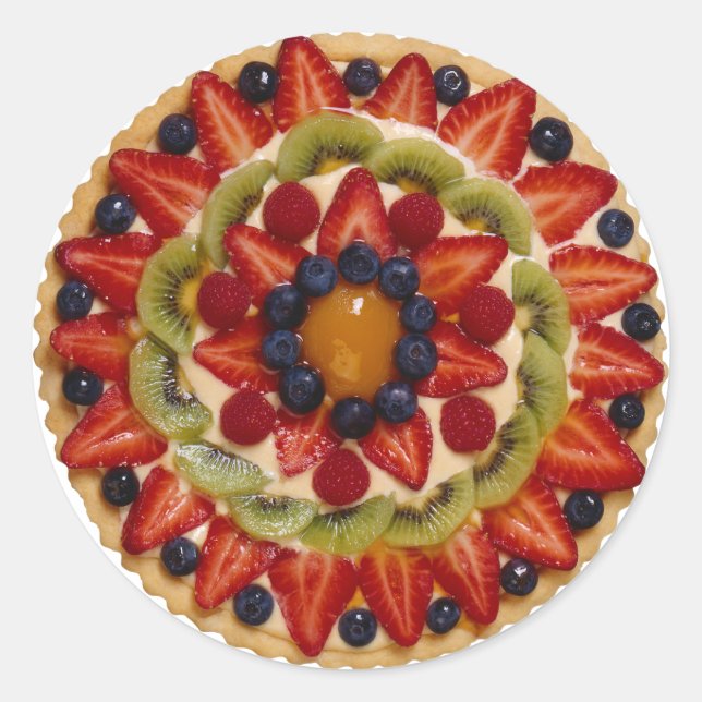 Fruit Cake Classic Round Sticker (Front)