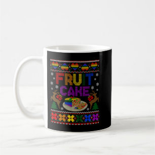 Fruit Cake Funny Gay Ugly Christmas Sweater LGBT S Coffee Mug