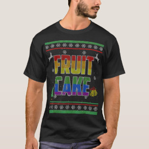 Fruit Cake LGBT Gay Pride Ugly Christmas Sweater 