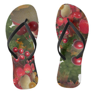 Fruit Cherries  Flip Flops
