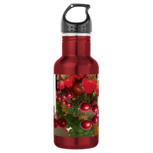 Fruit Cherries Water Bottle