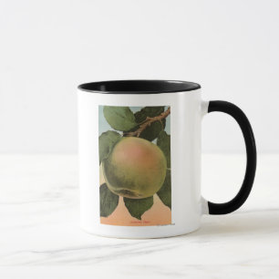 Fruit Chromo Lithograph of Newtown Pippen Mug