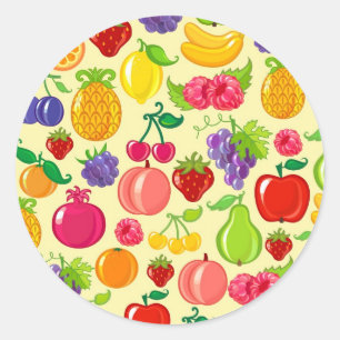 Fruit Classic Round Sticker