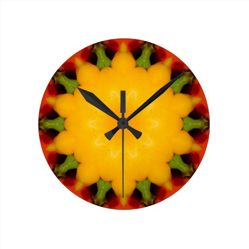 Fruit Round Clocks