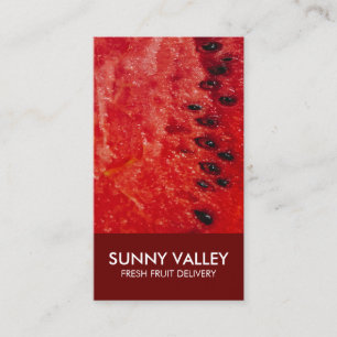 Fruit Closeup Retail Wholesale Business Card