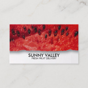 Fruit Closeup Retail Wholesale Business Card