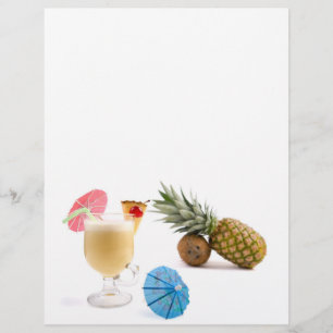 Fruit cocktail flyer