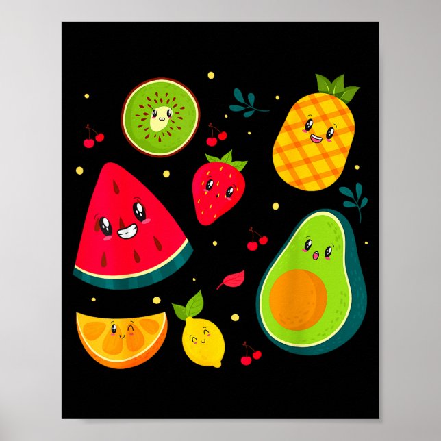Fruit Costume Sweet Tea Fruit Salad Men Women Coup Poster (Front)
