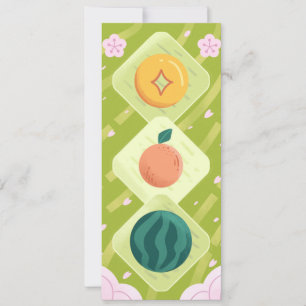 Fruit Decoration - Funky Cute Style Invitation