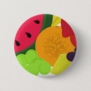 Fruit Explosion 6 Cm Round Badge