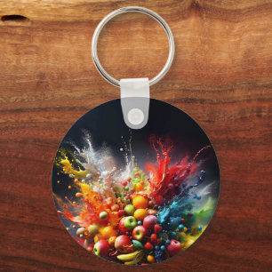 Fruit explosion key ring