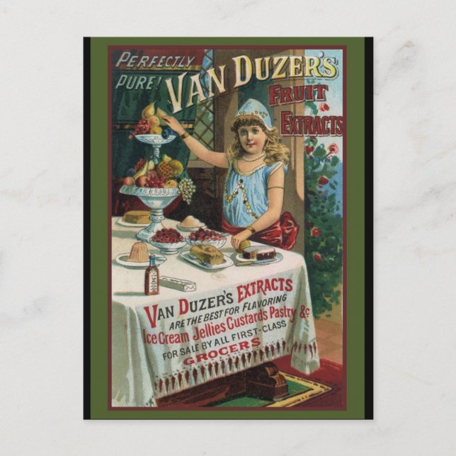 Fruit Extract Cooking Baking Postcard (Front)