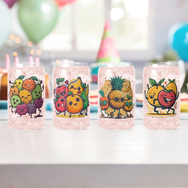 fruit festa happy dancing  can glass (Insitu (Birthday))