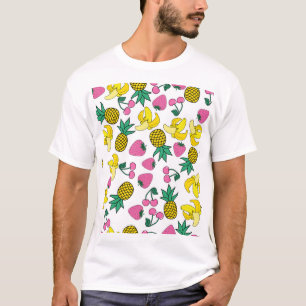 Fruit Fiesta: Bananas, Pineapples, Strawberries T-Shirt