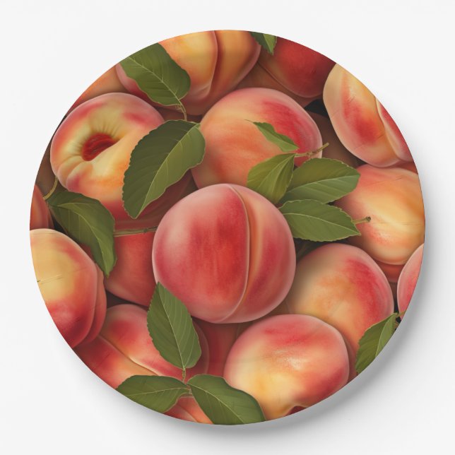 Fruit Fiesta - Colourful Fruit Theme Paper Plate (Front)