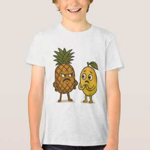  Fruit Fight – Pineapple vs. Mango Showdown  Tri-Blend Shirt