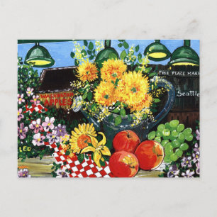 Fruit & Flowers Postcard