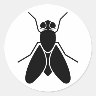 Fruit Fly Classic Round Sticker