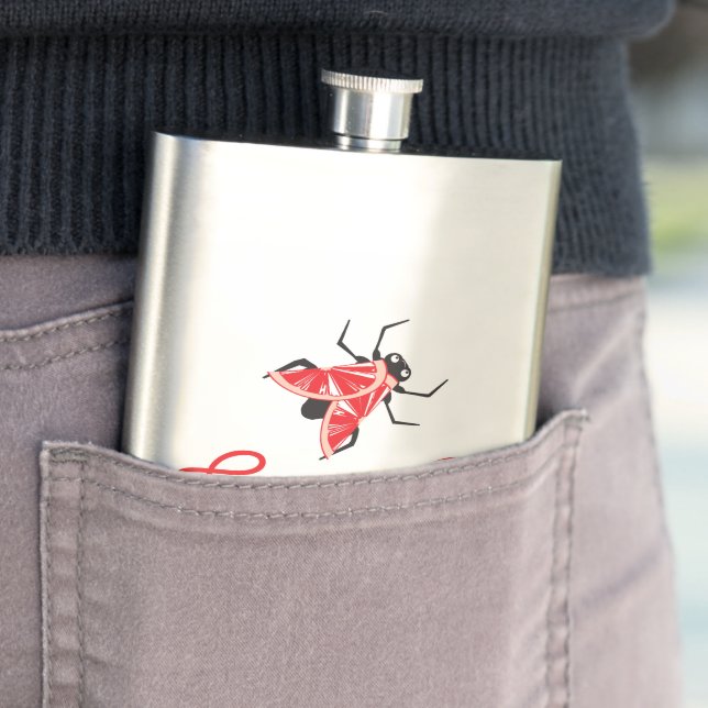 Fruit Fly Hip Flask (In Situ)