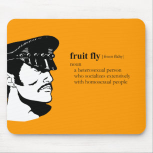 FRUIT FLY MOUSE MAT