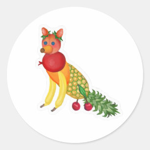 fruit fox! Sticker