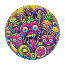 Fruit Frenzy: Neon Zombie Harvest