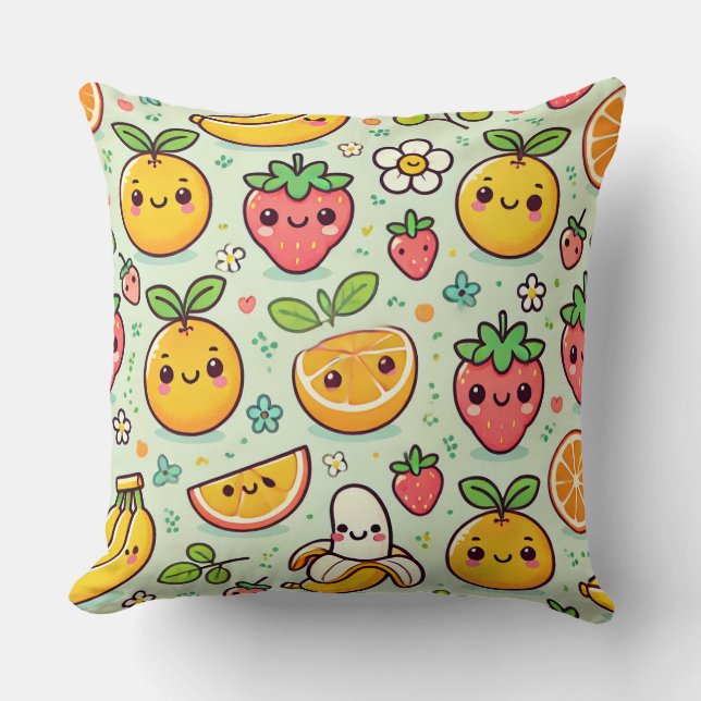 Fruit friends cushion (Front)