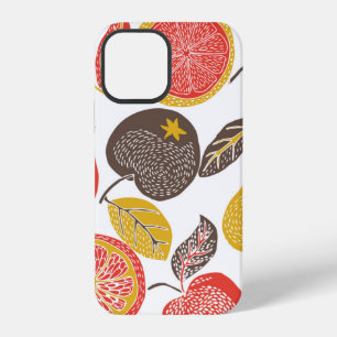 fruit garden with bird iPhone 12 case