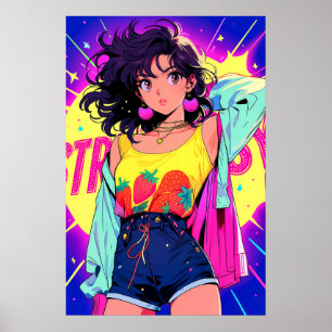 Fruit Girl Art Poster