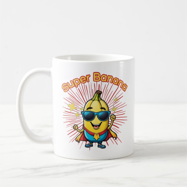 Fruit Hero: Super Banana Adventure kawaii Coffee Mug (Left)