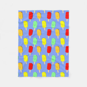 Fruit Ice Pop Pattern Fleece Blanket