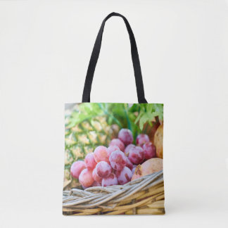 Fruit image on tote bag