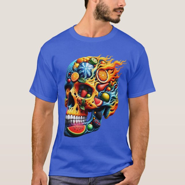 Fruit Inferno Skull T-Shirt (Front)